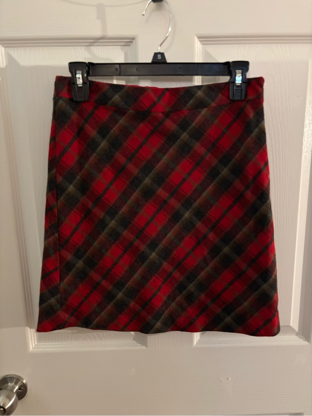 American Eagle Outfitters Red Plaid Mini Skirt